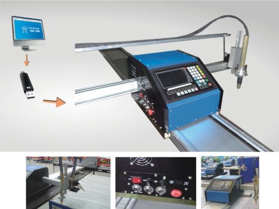 2017 billig cnc metallschneidemaschine START Marke LCD panel steuerung 1300 * 2500mm arbeitsbereich plasma schneidemaschine